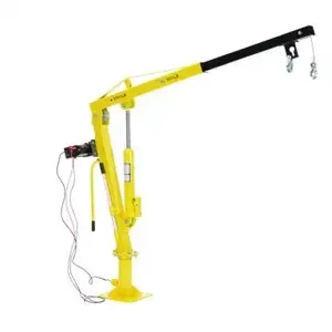 VESTIL WTJ-2-DC Steel DC Powered W Inch Truck Jib Crane, 500 Lb. Extended Capacity, Yellow | CE4RVD