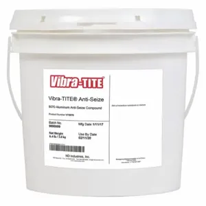 VIBRA TITE 90700 General Purpose Anti-Seize, 1 gal Container Size, Jug, Aluminum, Graphite, 9070 | CU7XPK 49CF17