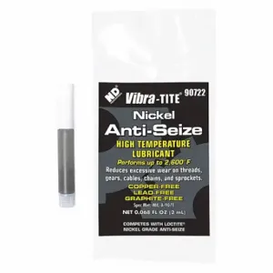 VIBRA TITE 90722 General Purpose Anti-Seize, 2 mL Container Size, Tube, Nickel, Graphite, 9072 | CU7XPM 49CJ05