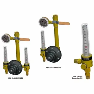 VICTOR 0799-2197 Flowmeter, 1/2 Inch NPT F Inlet, 1/4 Inch NPT M Outlet, 100 scfh, Female | CU7XRH 793NP2