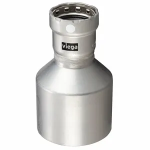 VIEGA LLC 26725 Reducer, Zinc Nickel-Plated Carbon Steel, Ftg X Press-Fit, 3 Inch Copper Tube Size | CU7YDR 453A02