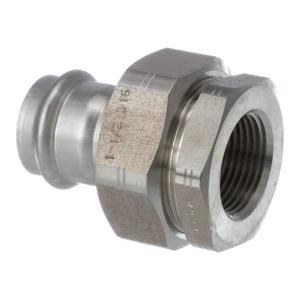 VIEGA LLC 80077 Di-Electric Union, 316 Stainless Steel, Press-Fit X Fnpt, 2 Inch Copper Tube Size | CU7YNE 788DV8