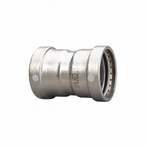 VIEGA LLC 85307 XL Coupling With stop, 304 Stainless Steel, Press-Fit x Press-Fit | CU7YLB 53UC14