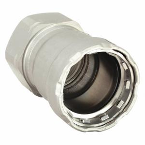 VIEGA LLC 25145 Adapter, Zinc Nickel-Plated Carbon Steel, Press-Fit x FNPT, EPDM, Straight Adapter | CU7XZG 49ET35