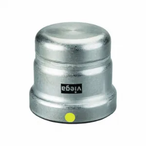 VIEGA LLC 28870 Cap, Zinc Nickel-Plated Carbon Steel, Press Fit, 4 Inch Pipe Size, HNBR | CU7YAK 788DM0