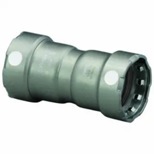 VIEGA LLC 84225 Coupling With Stop, Zinc Nickel Carbon Steel, Press-Fit X Press-Fit, Fkm, Press-Fit | CU7YBN 801CU3