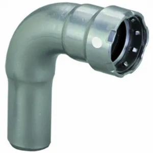 VIEGA LLC 84890 Street Elbow 90 Degrees, Zinc Nickel Carbon Steel, Press-Fit x FTG, FKM, 90 Deg Elbow | CU7YFG 801D34