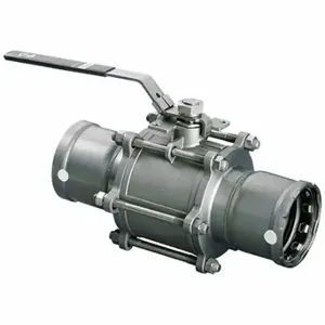 VIEGA LLC 86655 Ball Valve, 3 Inch Pipe, 3 Inch Tube, 200 PSI CWP, 14 to 284 Deg F, Locking Handle | CU7YAA 799UY5