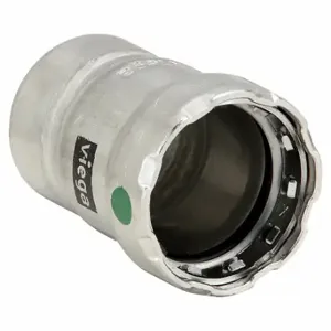 VIEGA LLC 90405 Cap, 316 Stainless Steel, Press Fit, 1 1/4 Inch Pipe Size, EPDM O-Ring Material, Cap | CU7YAP 53UA94