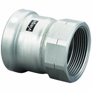 VIEGA LLC 98315 Adapter, 316 Stainless Steel, Press-Fit x FPT, 2 1/2 Inch x 2 1/2 Inch Pipe Size, FPT | CU7XYV 801DH5