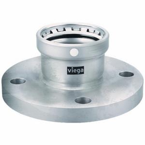 VIEGA LLC 98525 Flange, 316 Stainless Steel, Press-Fit x BP, 2 1/2 Inch x 4 Inch Pipe Size, Flange | CU7YCM 801DM7