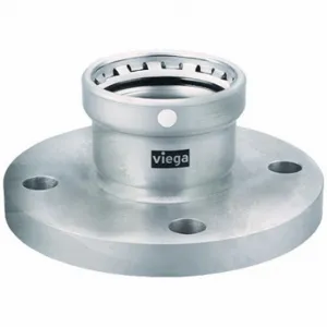 VIEGA LLC 98535 Flange, 316 Stainless Steel, Press-Fit x BP, 4 Inch x 8 Inch Pipe Size, Flange | CU7YCN 801DM9