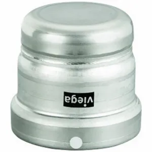 VIEGA LLC 98545 Cap, 316 Stainless Steel, Press Fit, 3 Inch Pipe Size, FKM O-Ring Material, Cap | CU7YAH 801DN1