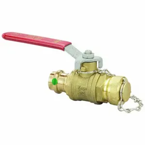 VIEGA LLC 667441 Ball Valve, 1/2 Inch Tube, 250 PSI, 0-200 Deg F, Locking Lever Handle, Press | CU7YKD 794CN4