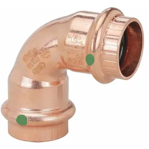 VIEGA LLC 77022 Elbow 90 Degree, Copper, 3/4 x 3/4 Tube Size | BH3BFZ 48RH53