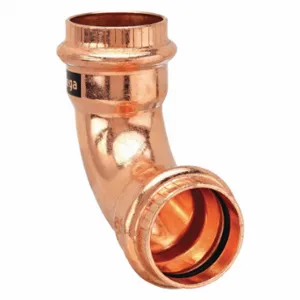 VIEGA LLC 77042 90 Degree Elbow, Copper, Press-Fit X Press-Fit, 2 Inch X 2 Inch Copper Tube Size | CU7YJQ 48RH57