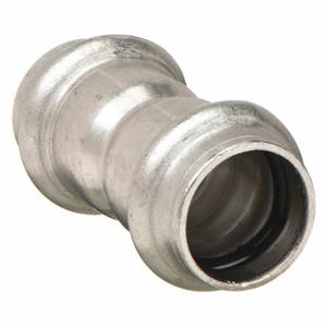 VIEGA LLC 85312 Coupling No Stop, 304 Stainless Steel, Press-Fit X Press-Fit, Fkm O-Ring Material | CU7YKV 45CF37