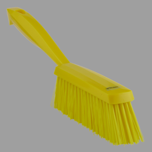 VIKAN 45896 Edge Bench Brush Yellow Medium 14 Inch | AF7WXT 22UM44