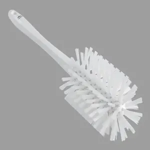 VIKAN 5381-90-5 Bottle Brush, 16-29/32 Inch L, Polyester, Long Handle, White | CD2WRP 53UC76