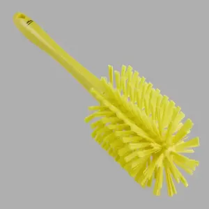 VIKAN 5381-90-6 Bottle Brush, 16-29/32 Inch L, Polyester, Long Handle, Yellow | CD2WRQ 53UC77