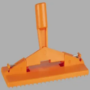 VIKAN 55007 E9585 Scrub Pad Holder Orange 9 Inch Length | AH4BFV 34AZ01