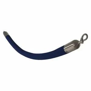 VISION 841BL72SE-SC TRON Barrier Rope, Blue, Satin Chrome Snap End End, Velour | CU7YWP 45NT89