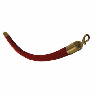 VISION 841MN72SE-PB TRON Barrier Rope, Maroon, Polished Brass Snap End End, Velour | CU7YWQ 45NT90