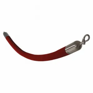 VISION 841MN72SE-SC TRON Barrier Rope, Maroon, Satin Chrome Snap End End, Velour | CU7YWR 45NU14