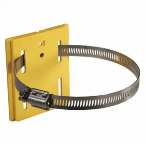 VISION WP412HC-YW TRON Wall Mount Plate, Yellow, 3 3/4 Inch Height, 5 Inch Length, 3 1/16 Inch Width | CU7YWF 48YG08