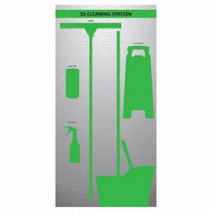 VISUAL WORKPLACE INC 60-3020-7236-614 Wet Shadow Board, 36 X 72 Inch, 72 Inch Height, 36 Inch Width, 0.236 Inch Depth | CU7YYM 463V99