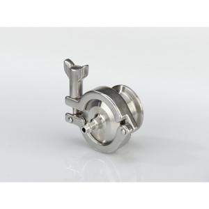 VNE STAINLESS EG62A-6L2.0-V Air Blow Check Valve, T316L Ss, 2 Inch Tube Size, Clamp, 11 Inch Overall Length | CU7ZET 803CW8