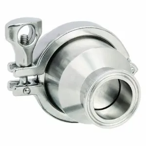 VNE STAINLESS 45C-61.5-V Spring Check Valve 1.5in Clamp Stainless Steel 145psi | AA2TJW 11A416