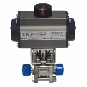 VNE STAINLESS 90C4.0C/160-5SC-XX Actuated Ball Valve 4 Inch 316 Stainless Steel | AA6QTE 14N257