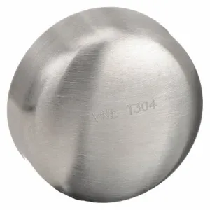 VNE STAINLESS E16W2.0 Dome Cap T304 Stainless Steel Butt Weld | AA3NRE 11P924