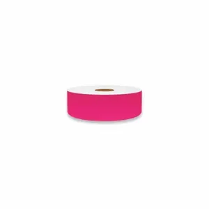 VNM SIGNMAKER FLUPK-3254 Continuous Label Roll, 1 Inch X 75 Ft, Vinyl, Fluorescent Pink, Indoor | CU7ZPX 36UR15