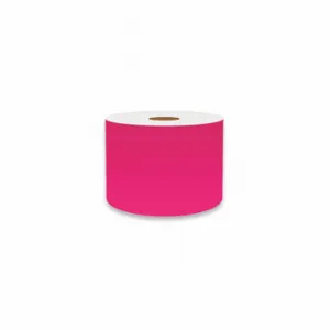 VNM SIGNMAKER FLUPK-3762 Continuous Label Roll, 3 Inch X 75 Ft, Vinyl, Fluorescent Pink, Indoor | CU7ZRT 36UR17