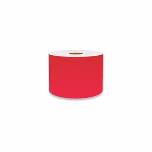 VNM SIGNMAKER FLURD-3762 Continuous Label Roll, 3 Inch X 75 Ft, Vinyl, Fluorescent Red, Indoor | CU7ZRU 36UR26