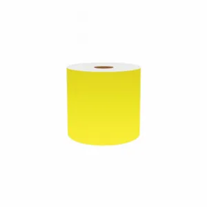 VNM SIGNMAKER FLUYL-3102 Continuous Label Roll, 4 Inch X 75 Ft, Vinyl, Fluorescent Yellow, Indoor | CU7ZUL 36UR27