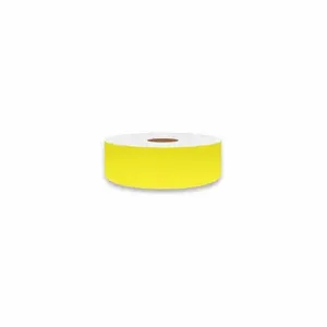 VNM SIGNMAKER FLUYL-3254 Continuous Label Roll, 1 Inch X 75 Ft, Vinyl, Fluorescent Yellow, Indoor | CU7ZPZ 36UR33