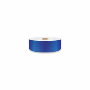 VNM SIGNMAKER REFBL-3254 Continuous Label Roll, 1 Inch X 75 Ft, Reflective Vinyl, Blue, Indoor | CU7ZPP 36UR73