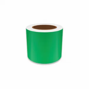 VNM SIGNMAKER REFGN-31028 Continuous Label Roll, 4 Inch X 75 Ft, Reflective Vinyl, Green, Indoor/Outdoor, Adhesive | CU7ZTW 36UR77