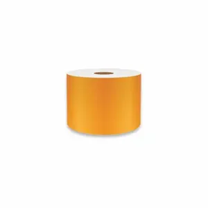 VNM SIGNMAKER REFON-3762 Continuous Label Roll, 3 Inch X 75 Ft, Reflective Vinyl, Orange, Indoor | CU7ZRM 36UR95