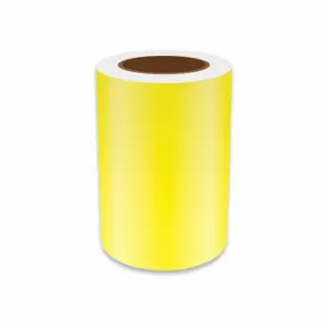 VNM SIGNMAKER REFYL-3177 Continuous Label Roll, 7 Inch X 75 Ft, Reflective Vinyl, Yellow, Indoor/Outdoor | CU7ZWB 36UT21