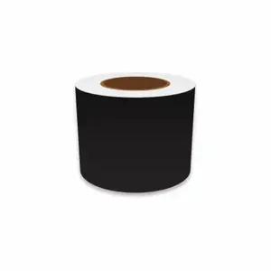 VNM SIGNMAKER VNMBK-31028 Continuous Label Roll, 4 Inch X 150 Ft, Vinyl, Black, Indoor/Outdoor, Adhesive | CU7ZRX 36UT33