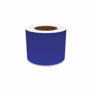 VNM SIGNMAKER VNMBL-31028 Continuous Label Roll, 4 Inch X 150 Ft, Vinyl, Blue, Indoor/Outdoor, Adhesive | CU7ZRZ 36UT43