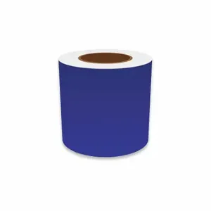 VNM SIGNMAKER VNMBL-3127 Continuous Label Roll, 5 Inch X 150 Ft, Vinyl, Blue, Indoor/Outdoor | CU7ZUP 36UT44