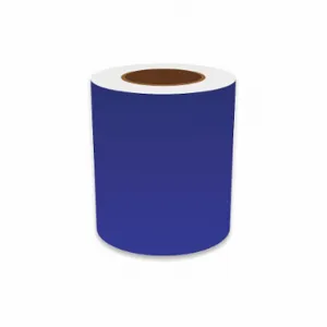 VNM SIGNMAKER VNMBL-3152 Continuous Label Roll, 6 Inch X 150 Ft, Vinyl, Blue, Indoor/Outdoor | CU7ZVC 36UT45