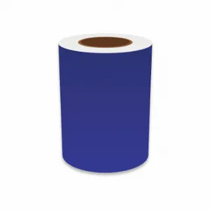 VNM SIGNMAKER VNMBL-3177 Continuous Label Roll, 7 Inch X 150 Ft, Vinyl, Blue, Indoor/Outdoor | CU7ZVT 36UT46