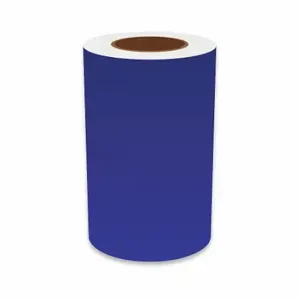 VNM SIGNMAKER VNMBL-3203 Continuous Label Roll, 8 Inch X 150 Ft, Vinyl, Blue, Indoor/Outdoor | CU7ZWD 36UT47