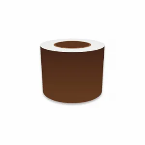 VNM SIGNMAKER VNMBN-31028 Continuous Label Roll, 4 Inch X 150 Ft, Vinyl, Brown, Indoor/Outdoor, Adhesive | CU7ZTB 36UT53